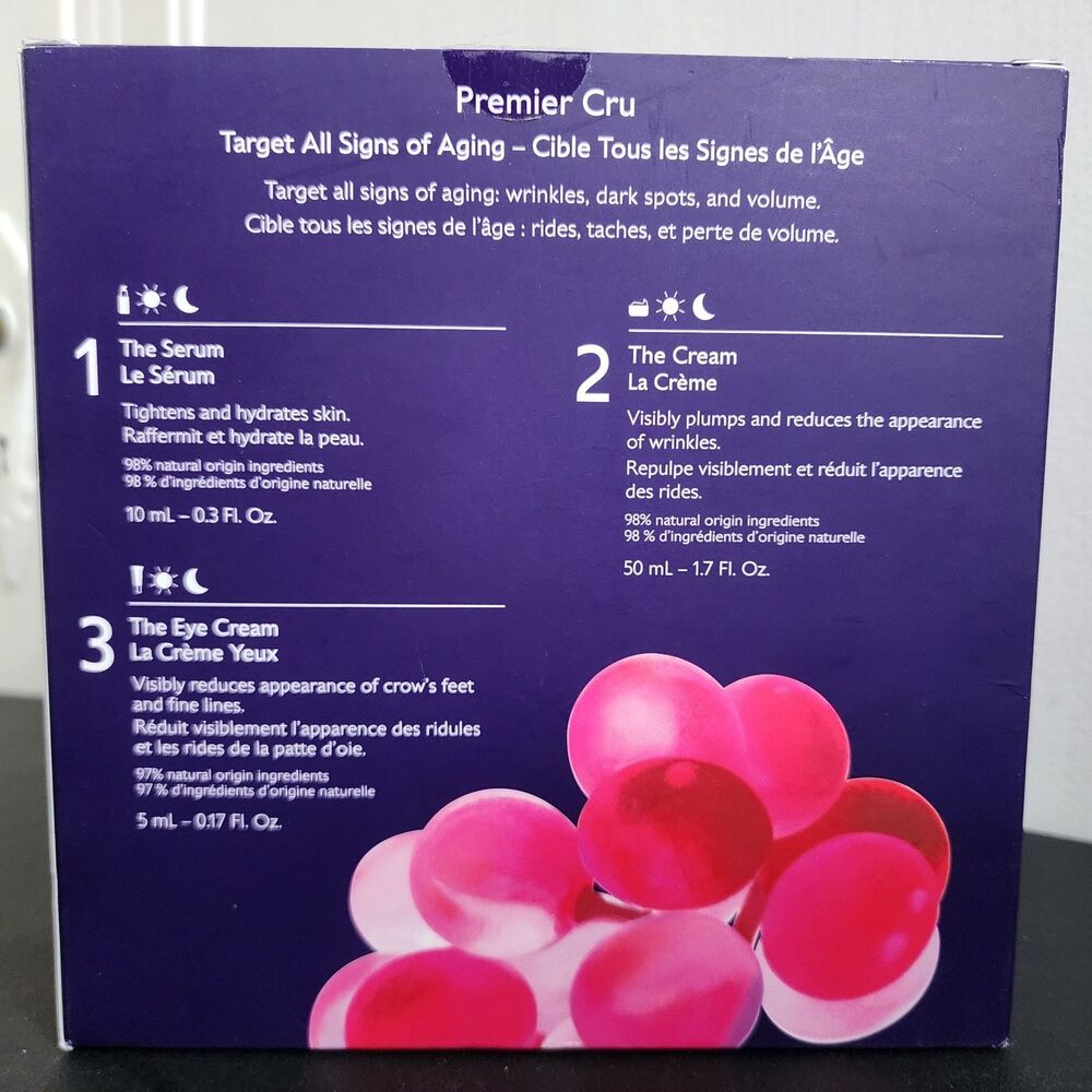 NEW Caudalie Premier Cru Anti-Aging Set for Fine Lines and Wrinkles - Picture 2 of 7